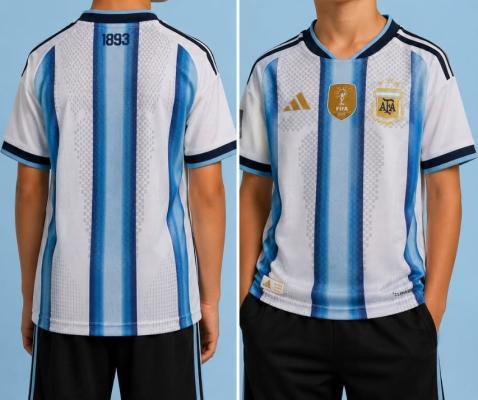 CAMISETA BORDADA PREMIUM ARGENTINA
